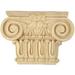 10.75 in. W x 5.62 in. BW x 2.25 in. D x 7.5 in. H Medium Bradford Roman Ionic Capital Fits Pilasters up to 5.62 in. W x 1.37 in. D Alder