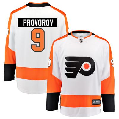Philadelphia Flyers Fanatics Branded Away Breakaway Jersey - Ivan Provorov - Mens Image