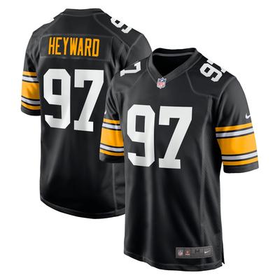 Pittsburgh Steelers Nike Game Ausweichtrikot - Schwarz - Cameron Heyward - Jugendliche Image