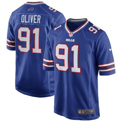 Buffalo Bills Nike Game Heimtrikot - königsBlau - Ed Oliver - Herren Image