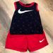 Nike Matching Sets | Baby Boy Nike Baseball Outfit 12m | Color: Blue/Red | Size: 12mb