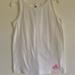 Adidas Tops | Adidas White Tank Top | Color: White | Size: M