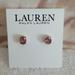 Ralph Lauren Jewelry | New Ralph Lauren Oval Stud Earrings | Color: Gold/Purple | Size: .34"