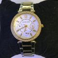 Michael Kors Accessories | Michael Kors Mini Parker Glitz Dial Ladies Watch | Color: Gold/White | Size: Os