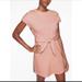 Athleta Dresses | Athleta Embrace Sweatshirt Tie Front Dress | Color: Pink | Size: Xs