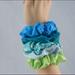 Urban Outfitters Accessories | New Uo Scrunchies Hair Ties (5) | Color: Blue/Green | Size: Os