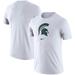 Men's Nike White Michigan State Spartans Essential Logo T-Shirt