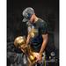 Stephen Curry Golden State Warriors Unsigned 2018 NBA Finals Trophy Celebration Spotlight Photograph