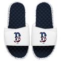 Men's ISlide White/Navy Boston Red Sox Americana Slide Sandals