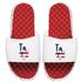 Youth ISlide White/Red Los Angeles Dodgers Americana Slide Sandals