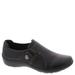 Clarks Cora Poppy - Womens 5.5 Black Slip On Medium