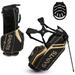 WinCraft New Orleans Saints Caddie Carry Hybrid Golf Bag