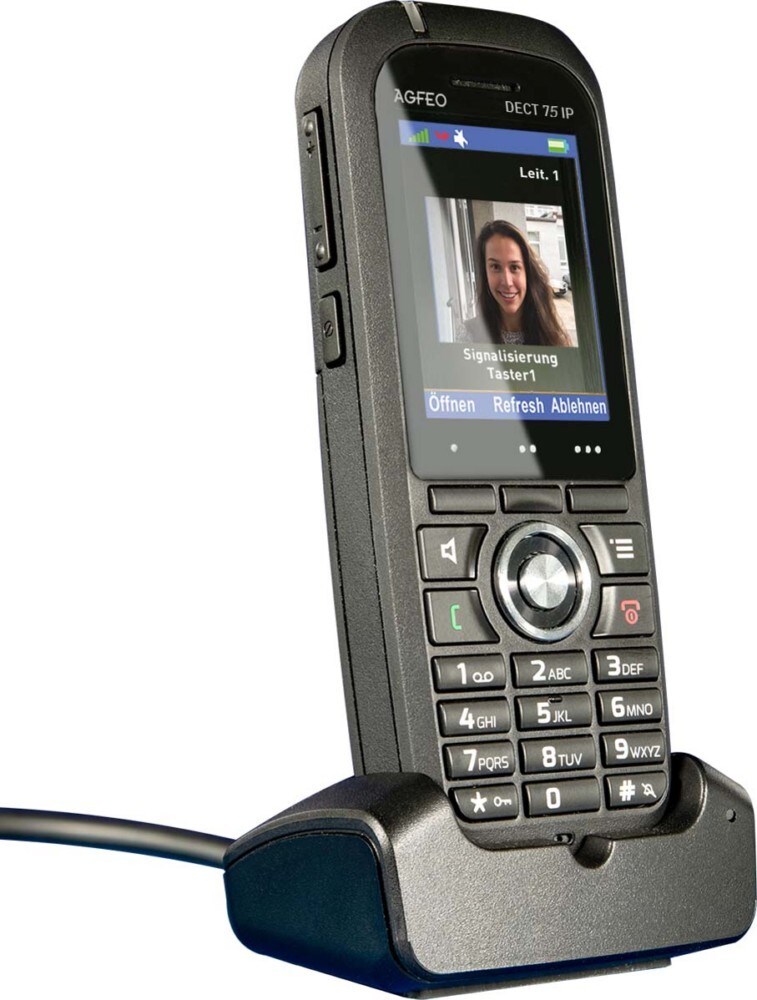 Agfeo DECT-IP-Telefon DECT 75 IP sw AGFEO 6101577 Image
