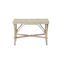 Table basse en rotin naturel