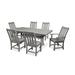 POLYWOOD Vineyard 7-piece Farmhouse Outdoor Dining Set