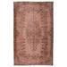 ECARPETGALLERY Hand-knotted Color Transition Tan Wool Rug - 5'5 x 8'11