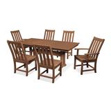 POLYWOOD Vineyard 7-piece Farmhouse Outdoor Dining Set