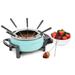 Nostalgia 12-Cup Electric Fondue Pot, Aqua