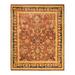 Overton Hand Knotted Wool Vintage Inspired Traditional Mogul Orange Area Rug - 8' 1" x 10' 2"