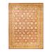 Overton Hand Knotted Wool Vintage Inspired Traditional Mogul Orange Area Rug - 9' 1" x 12' 1"