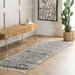 Brooklyn Rug Co Thelma Modern Shag Tassel Area Rug