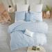Urban Habitat Maize Cotton Jacquard Comforter Set with Euro Shams and Throw Pillows