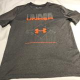 Under Armour Shirts & Tops | Boys Under Armour Dri Fit Tshirt | Color: Gray/Orange | Size: Xlb