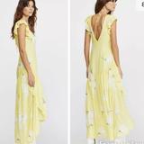 Free People Dresses | Free People She’s A Waterfall Maxi Dress | Color: Yellow | Size: 4