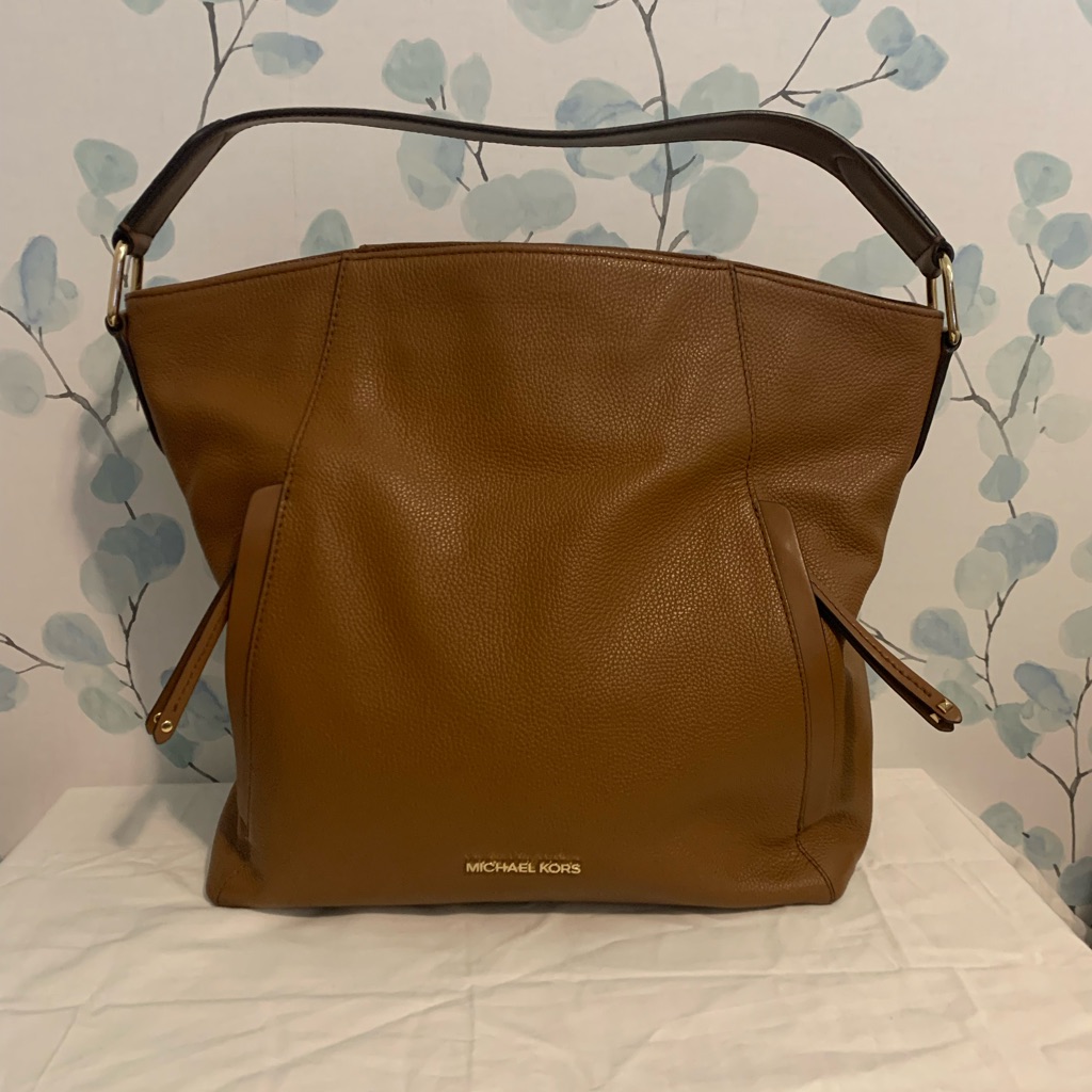 Michael Kors Bags | Cognac Double Zipper Michael Kors Handbag | Color: Tan | Size: Os