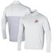 Men's Under Armour White/Heathered Gray Utah Utes Apollo Half-Zip Jacket