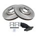 2000-2006 Lincoln LS Front Brake Pad and Rotor Kit - TRQ