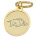 Gold Arkansas Razorbacks Splitwire Key Ring