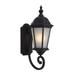 Brielle Collection 1-Light Black Outdoor Wall Lantern Sconce - Yosemite Home Décor FL5120BL