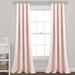 Pixie Fox Geo Blackout Window Curtain Panel Pink Single 52x84 - Lush Decor Baby 16T007319