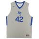 Air Force Falcons Nike Team-Issued #42 Gray Alternate Jersey from the Basketball Program - Size 2XL