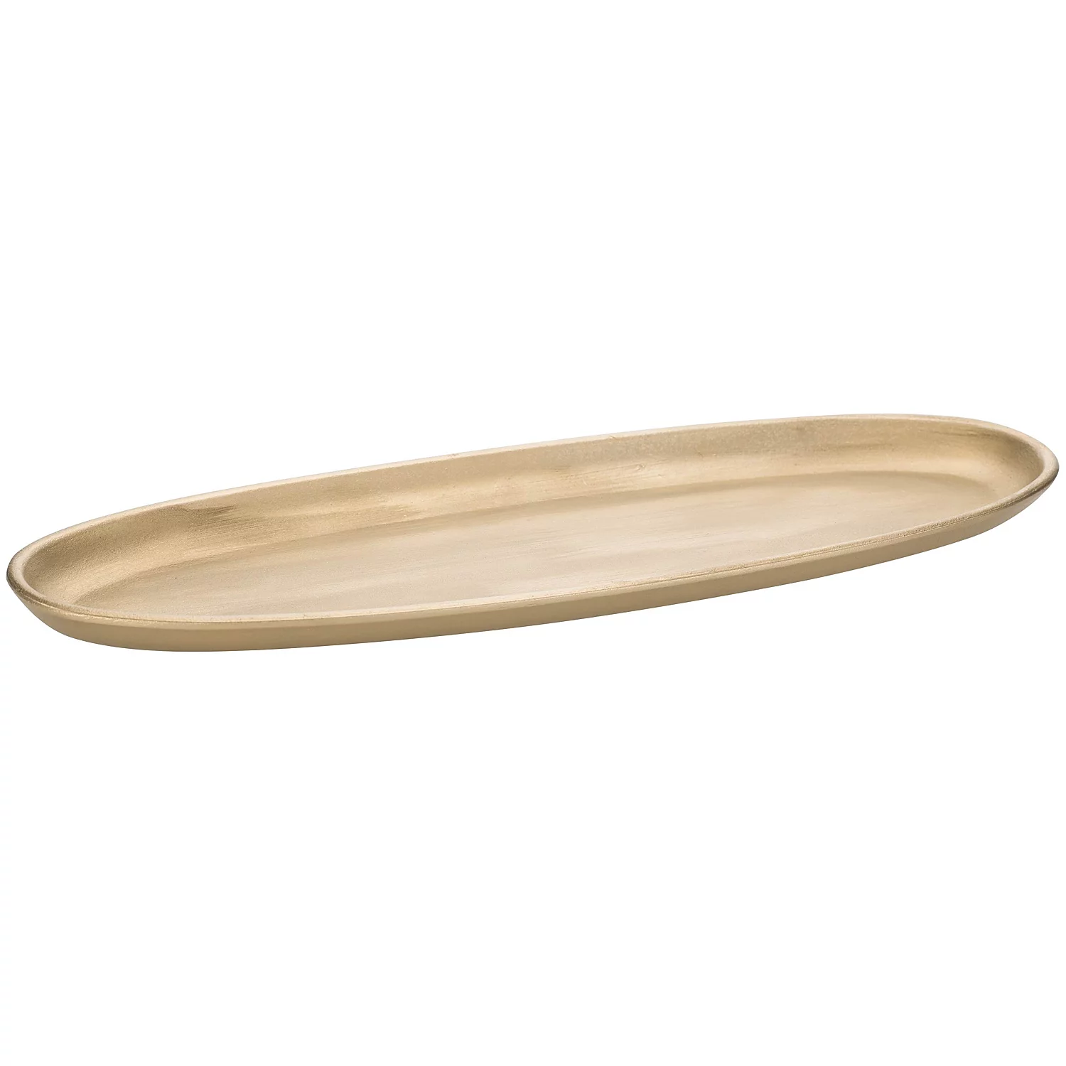Deko-Teller, oval, gold, 51 x 18 x 4 cm Image