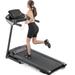 Electric Motorized Treadmill with Audio Speakers and Incline for Home