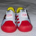 Adidas Shoes | Adidas X Ironman Slip On Tennis Shoes | Color: Red/White | Size: 4bb