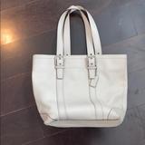 Coach Bags | Coach Off White Hampton Bucket Tote | Color: White | Size: Os