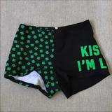 Pink Victoria's Secret Intimates & Sleepwear | New Pink Shorts Panties Size M | Color: Black/Green | Size: M