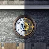 La Crosse Technology Indoor/Outdoor Quartz 18" Wall Clock w/ Illuminated backlight Glass/Plastic in Brown | 18 H x 18 W x 3.3 D in | Wayfair