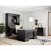 Hooker Furniture Bristowe Executive Desk w/ Built in Outlets Metal in Black/Brown | 30 H x 66 W x 32 D in | Wayfair 5971-10563-99