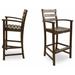 Trex Outdoor Monterey Bay 2-Piece Bar Chair Set Plastic in Brown | 47.13 H x 24.5 W x 21.75 D in | Wayfair TXS120-1-VL