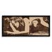 Stupell Industries Alluring Female Resting Seductive Face Sepia Tone - Graphic Art Wood in Brown | 13 H x 30 W in | Wayfair ae-592_fr_13x30
