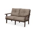 Sol 72 Outdoor™ Sol 72 Traditional Deep Seating Loveseat Plastic/Olefin Fabric Included in Gray/Brown | 31.81 H x 53.06 W x 31.63 D in | Wayfair