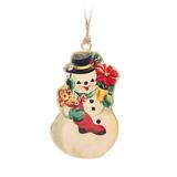 The Holiday Aisle® 2 Piece Retro Snowman Hanging Figurine Ornaments Set Metal | 4 H x 2.5 W x 0.25 D in | Wayfair 94A60769C2634FE4B9444507B0F7B94F