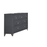 Rosdorf Park Kitley 7 Drawer 60" W Double Dresser Wood in Gray | 39 H x 60 W x 19 D in | Wayfair 3396E0C57E0E4719ADF02B550EC7AF80