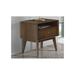 Corrigan Studio® Baldovino Dean Nightstand Wood in Brown | 24 H x 24 W x 17 D in | Wayfair E2F8486F532B49F59F89E7D7F16B73C0