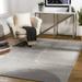 White 47 x 0.24 in Area Rug - AllModern Courtyard Gray Area Rug Viscose/Wool | 47 W x 0.24 D in | Wayfair 595303ECEAA441C2950800C711DC0F07