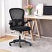 Inbox Zero Dieterich Ergonomic Mesh Task Chair Upholstered/Mesh in Black/Gray | 41.75 H x 24.5 W x 24.5 D in | Wayfair